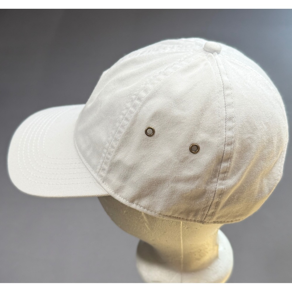 Gold Eagle Club Hat, Beige Twill Golf Dad Hat, Adjustable Strapback Mens‎ - Picture 2 of 5